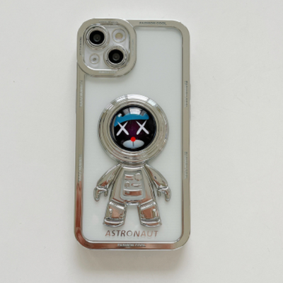 Funda Astronauta 3D con Galvanizado Espejo para Celular - Image 6