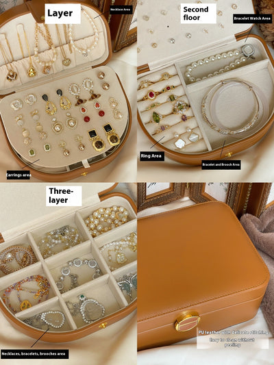 Caja de Almacenamiento Vintage para Joyas de Gran Capacidad - Image 18