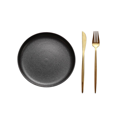 Plato Llano Redondo para Carnes - Diseño Occidental Moderno - Image 9
