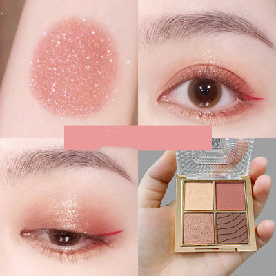 Paleta de Sombras Brillantes con Acabados Perlados y Mate - Image 10