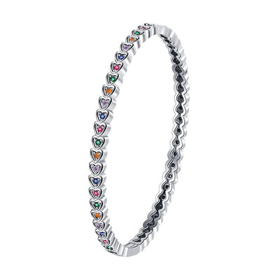Pulsera de Plata S925 Estilo Punk Retro para Mujer con Diseño de Amor - Image 8