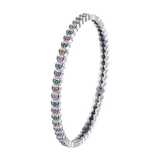 Pulsera de Plata S925 Estilo Punk Retro para Mujer con Diseño de Amor - Image 8