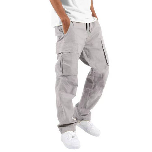 Pantalones Casuales con Múltiples Bolsillos y Cordón Ajustable - Image 15