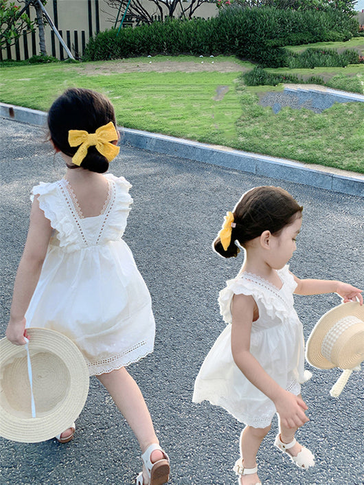 Falda Princesa Blanca con Encaje para Bebé Niña - Diseño Elegante Verano - Image 4