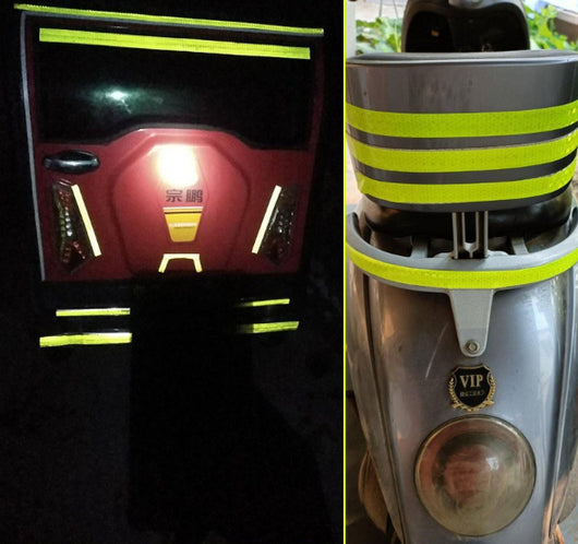 Cinta Reflectiva de Alta Visibilidad para Motocicleta y Casco - Image 14