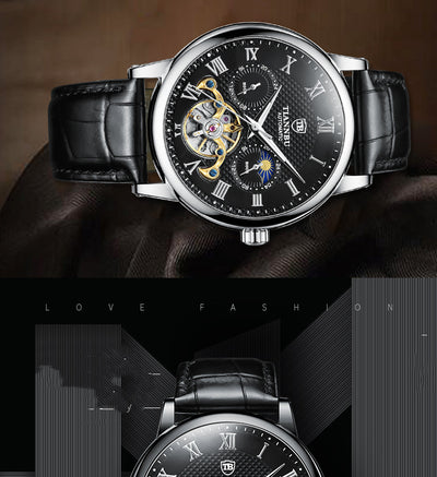 Reloj Automático para Hombre Multifuncional Elegante