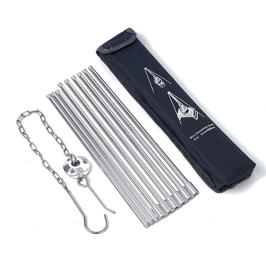 Trípode de Aluminio para Camping - Soporte Colgante de Ollas para Fogata - Image 11