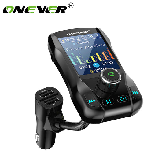 Transmisor FM Bluetooth para Auto con Pantalla a Color Compatible con Apple - Image 16