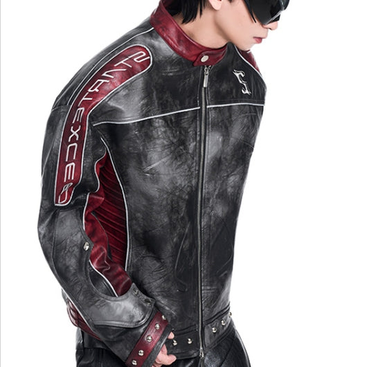 Chaqueta de Cuero para Motociclista Invierno Premium - Image 10