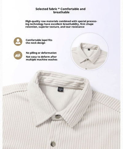 Abrigo Elegante Cuello Falso Dos Piezas para Hombre - Image 24