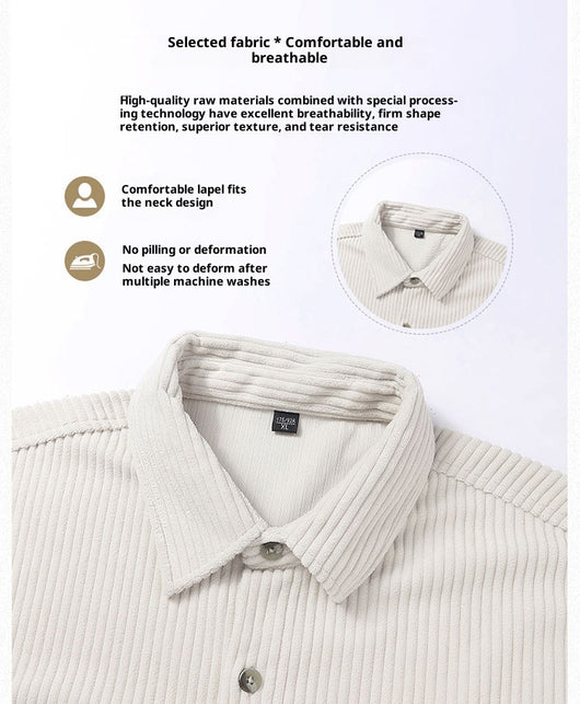 Abrigo Elegante Cuello Falso Dos Piezas para Hombre - Image 24