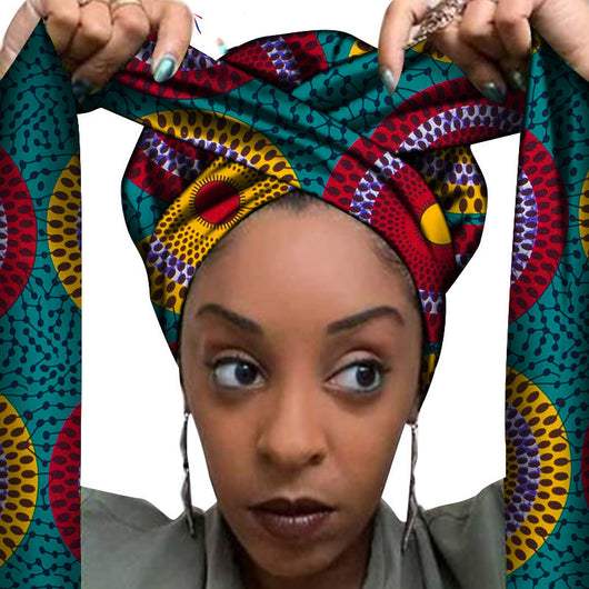 Accesorios para el cabello con estampados africanos - Image 3