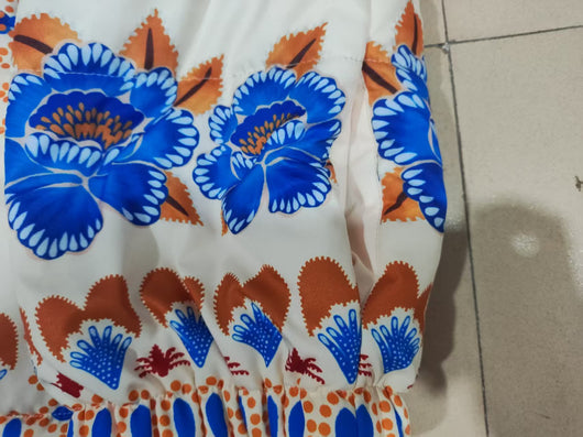 Chaqueta Acolchada de Algodón con Estampado Geométrico para Mujer - Image 17