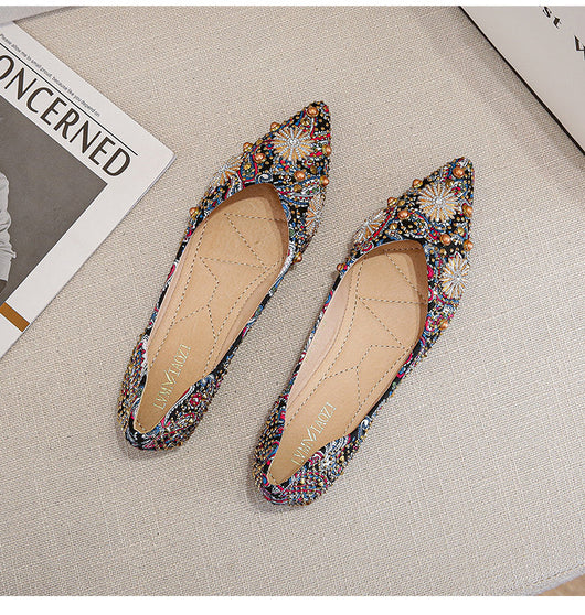 Zapatos Planos Mujer con Pedrería y Remaches - Nuevo Estilo Elegante - Image 17
