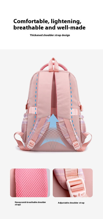 Mochila para Computadora Multicapa de Diseño Minimalista para Mujer - Image 18