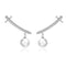 Fashion Women's S925 Plateado Pearl Earrings 925 Plateado