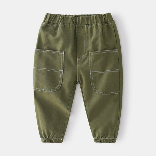 Pantalones para Niños Modernos de Cintura Media - Diseño Elegante y Cómodo - Image 6