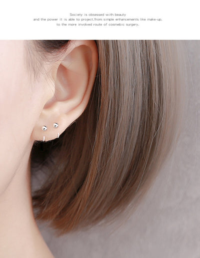 Aretes de Plata 999 Estilo Minimalista - Pendientes Elegantes para Mujer - Image 9