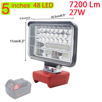 Linterna de Trabajo LED para Batería Milwaukee M18 - Iluminación Profesional Portátil - Image 5