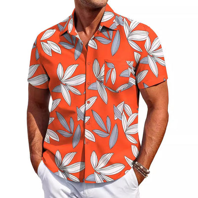 Camisa Hawaiana Versátil de Manga Corta para Hombre - Image 7