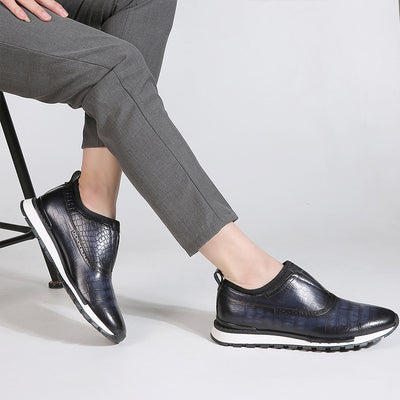 Tenis Casuales para Hombre con Acabado Brillante en Colores Vibrantes - Image 2