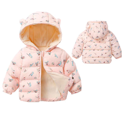 Abrigo Acolchado de Plumón con Forro Polar para Bebés y Niños Pequeños - Image 8