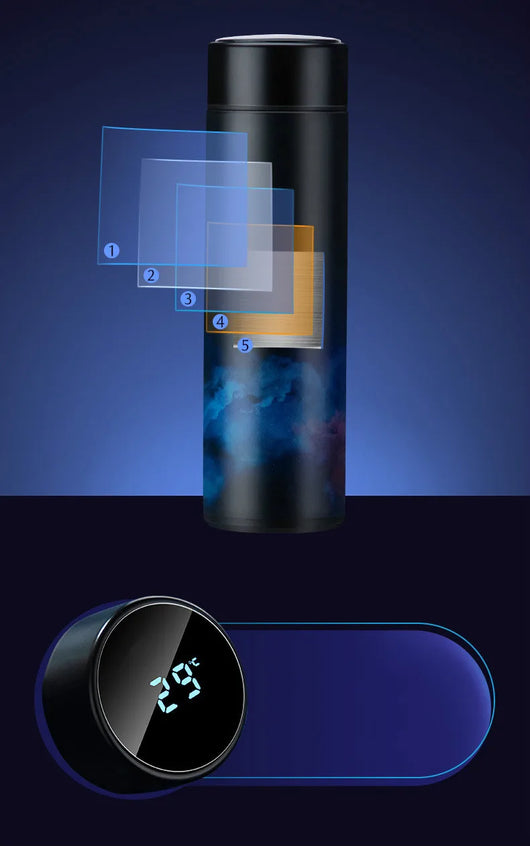 Vaso Térmico Inteligente de Acero Inoxidable 304 con Pantalla de Temperatura - Image 16