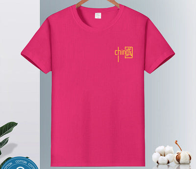 Camiseta de Algodón Puro para Parejas - Ajuste Slim Talla Grande - Image 6