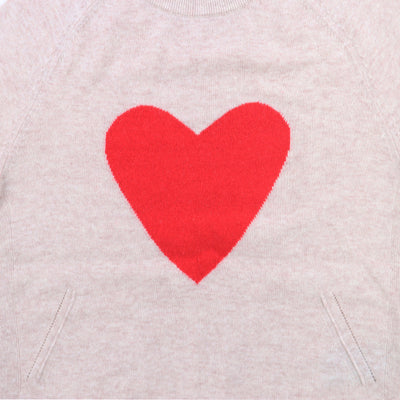 Suéter Francés Cuello Redondo con Patrón de Corazones y Mangas Largas - Image 10