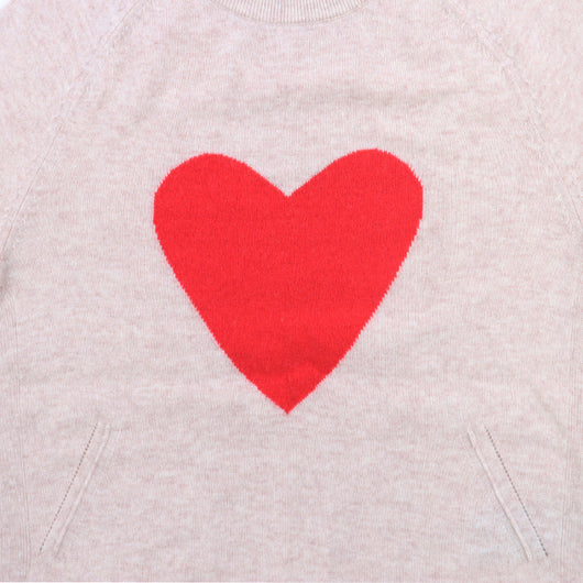 Suéter Francés Cuello Redondo con Patrón de Corazones y Mangas Largas - Image 10