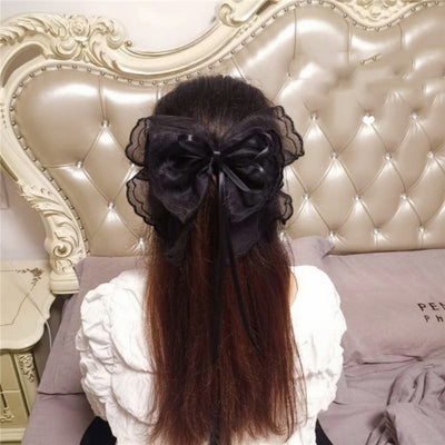 Pasador Lolita Japonés con Lazo - Clip para Cola de Caballo Elegante - Image 27