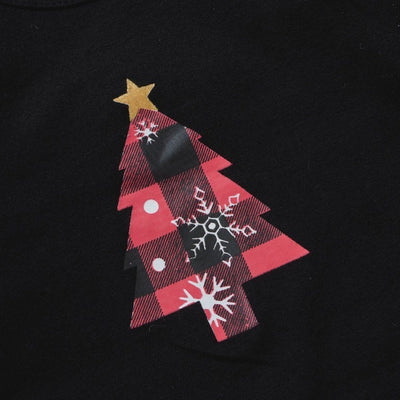 Conjunto Navideño para Niña: Playera Estampada y Falda Escocesa - Image 12