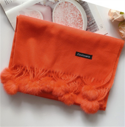 Bufanda de Cachemira con Lunares para Otoño e Invierno - Image 37