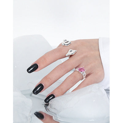 Anillo Temperamental Redstone Exagerado para Mujer - Image 3