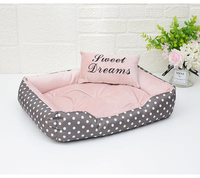 Cama Estampada de Cuatro Estaciones para Perros Pequeños - Image 19