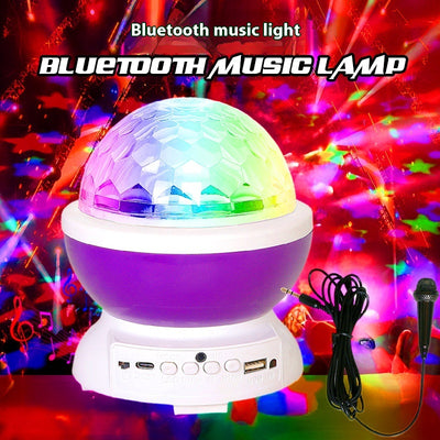 Karaoke Inalámbrico Bluetooth con Subwoofer y Luces Giratorias - Image 3