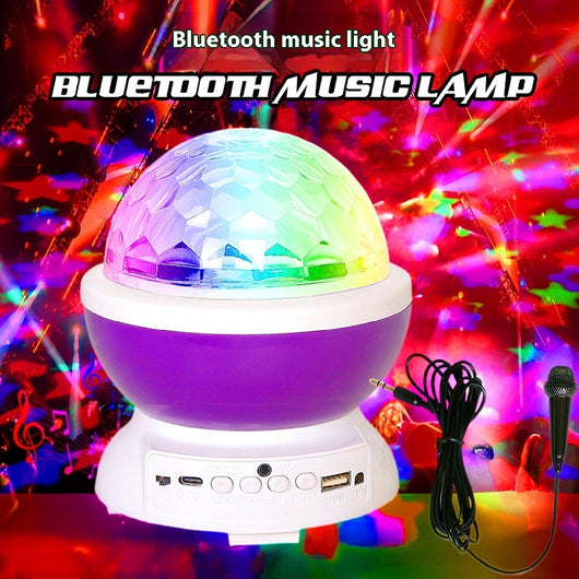 Karaoke Inalámbrico Bluetooth con Subwoofer y Luces Giratorias - Image 3