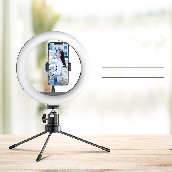 Trípode Soporte para Teléfono y Tablet 10" con Luz LED para Contenido