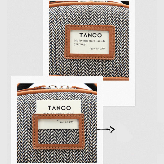 Bolsa de Lona para Mamá con Detalles en Cuero - Image 4