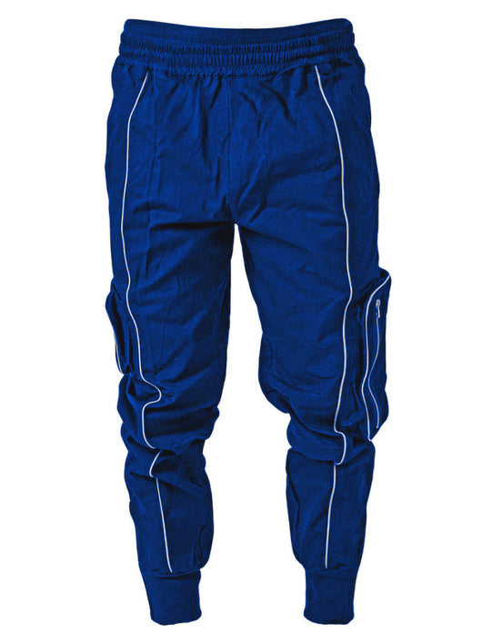 Pantalones Cargo Holgados Color Sólido - Image 9