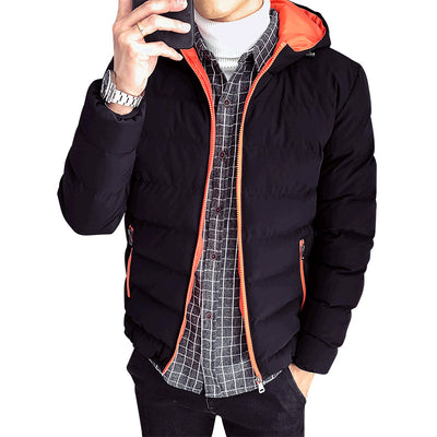 Abrigo de Plumas con Capucha para Hombre Tallas Grandes - Image 9