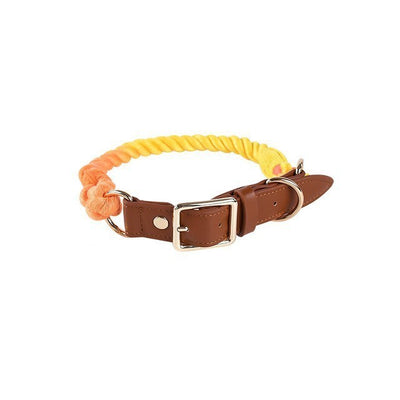 Juego de Collar y Correa para Perros Medianos y Grandes en Cuero y Algodón Tejido - Image 16