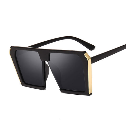 Gafas de Sol Grandes Marco Metálico para Mujer con Protección UV - Image 4