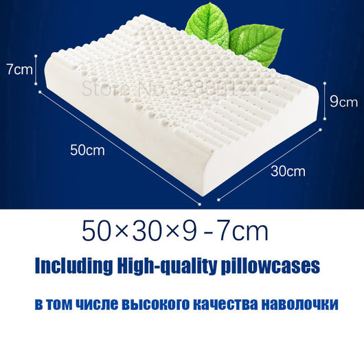 Almohada de Látex Natural Tailandés Ergonómica para Adultos - Image 10