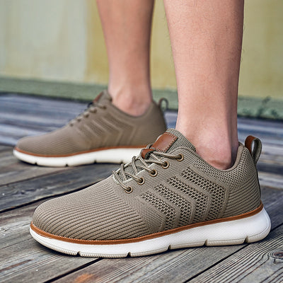 Zapatos Deportivos Talla Grande para Hombre - Malla Flyknit Ultraligera