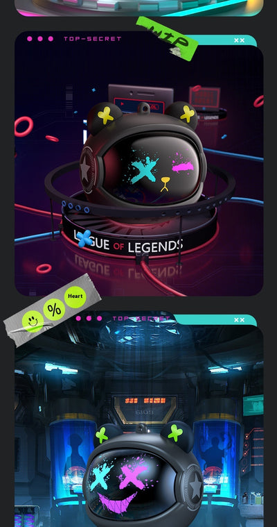 Auriculares Gaming Inalámbricos Star Magic Bear - Bluetooth In-ear con Descompresión para E-sports - Image 10