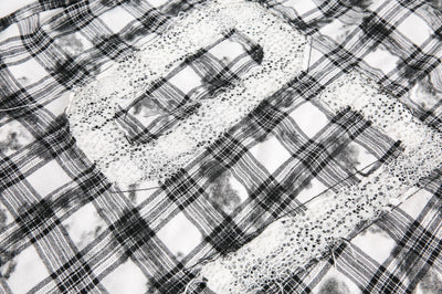 Camisa Cuadros Retro Oversize Manga Corta - Image 13