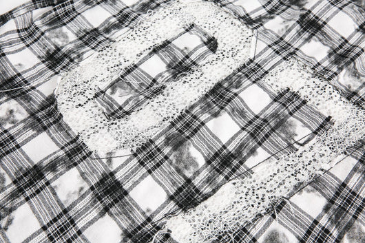 Camisa Cuadros Retro Oversize Manga Corta - Image 13