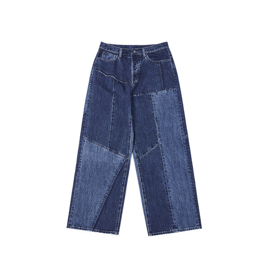 Jeans Patchwork con Estampado Digital para Hombre - Image 7