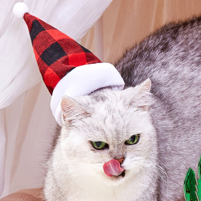 Gorro Navideño Multicolor a Rayas para Mascotas - Image 12